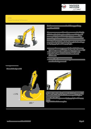 Escavatori cingolati Wacker Neuson ET65