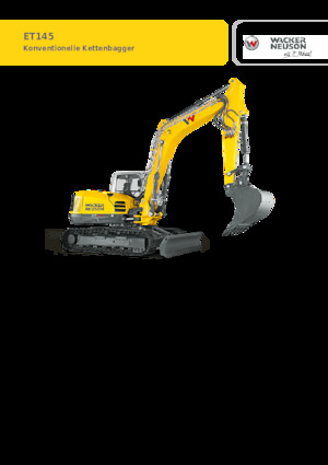 Escavatori cingolati Wacker Neuson ET145