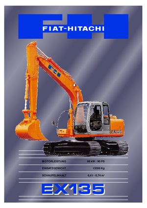 Escavatori cingolati Fiat-Hitachi EX 135