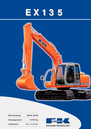 Escavatori cingolati Fiat Kobelco EX 135 M