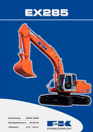 Escavatori cingolati Fiat Kobelco EX 285 M