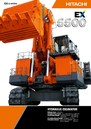 Escavatori cingolati Hitachi EX 5500-5