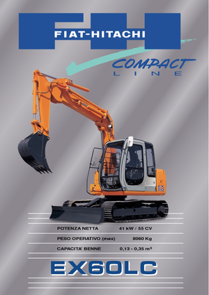 Escavatori cingolati Fiat-Hitachi EX 60 LC 5