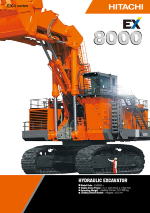 Escavatori cingolati Hitachi EX 8000-5