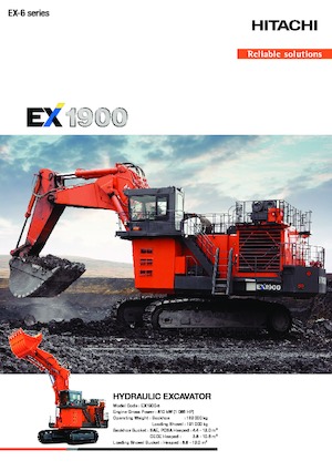 Escavatori cingolati Hitachi EX1900-6
