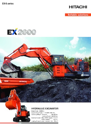 Escavatori cingolati Hitachi EX2600-6