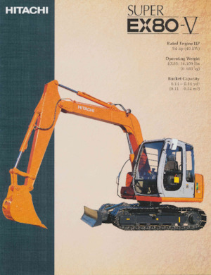 Escavatori cingolati Hitachi EX80