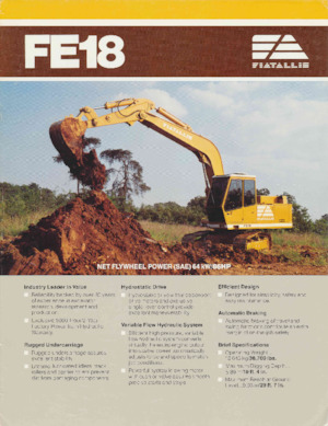 Escavatori cingolati Fiatallis FE18