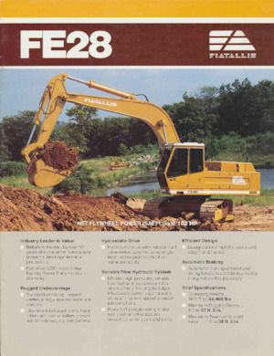 Escavatori cingolati Fiatallis FE28LC