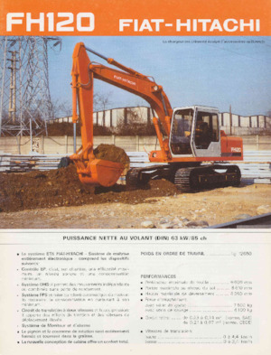 Escavatori cingolati Fiat-Hitachi FH 120