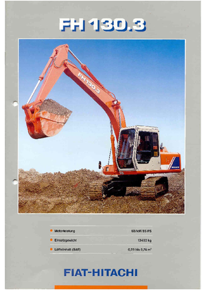 Escavatori cingolati Fiat-Hitachi FH 130.3 M