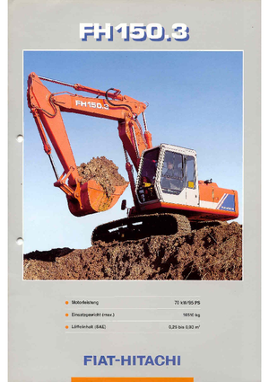 Escavatori cingolati Fiat-Hitachi FH 150.3 LCT
