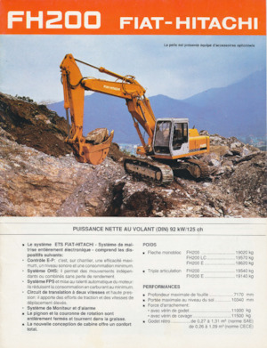 Escavatori cingolati Fiat-Hitachi FH 200 LCT
