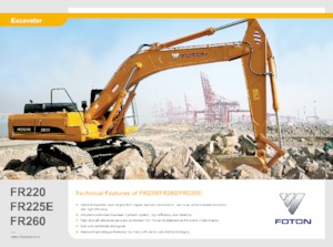 Escavatori cingolati Foton Lovol FR260D