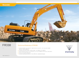 Escavatori cingolati Foton Lovol FR330D