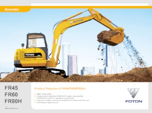 Escavatori cingolati Foton Lovol FR80E