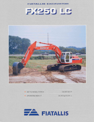 Escavatori cingolati Fiatallis FX250LC