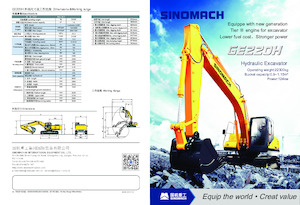 Escavatori cingolati Sinomach GE220H