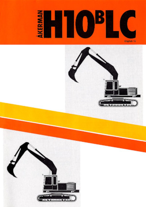 Escavatori cingolati Akerman-Volvo H10BLC