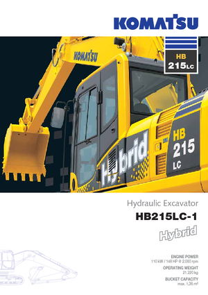 Escavatori cingolati Komatsu HB215LC-1