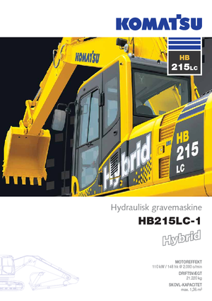 Escavatori cingolati Komatsu HB215LC-1