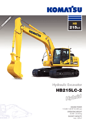 Escavatori cingolati Komatsu HB215LC-2