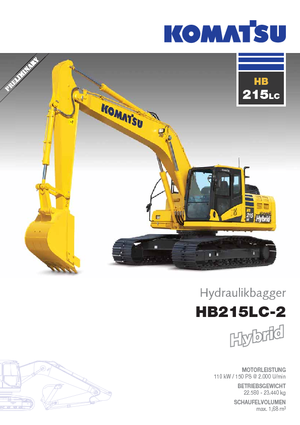 Escavatori cingolati Komatsu HB215LC-2