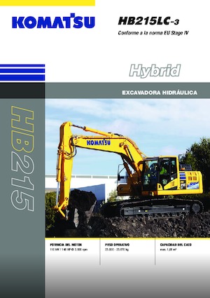 Escavatori cingolati Komatsu HB215LC-3