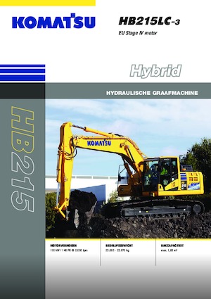 Escavatori cingolati Komatsu HB215LC-3