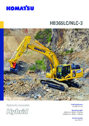 Escavatori cingolati Komatsu HB365LC-3E0