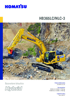 Escavatori cingolati Komatsu HB365LC-3E0