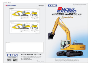 Escavatori cingolati Kato HD1023II-LC Special
