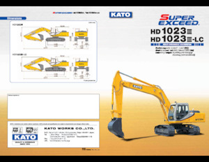Escavatori cingolati Kato HD1023III-LC