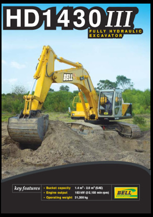 Escavatori cingolati Bell HD1430III