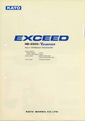 Escavatori cingolati Kato HD250VII EXCEED