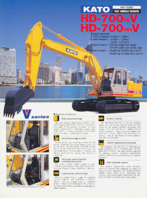 Escavatori cingolati Kato HD700SEV