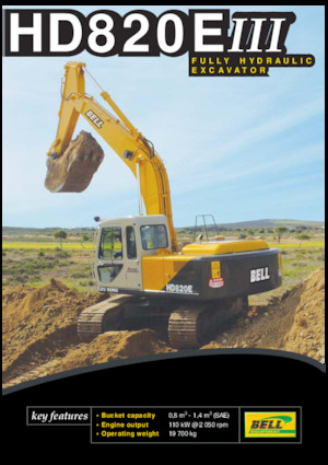 Escavatori cingolati Bell HD820EIII