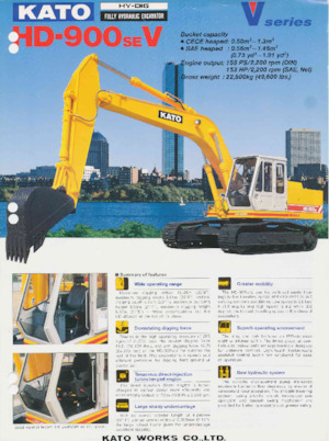 Escavatori cingolati Kato HD900SEV