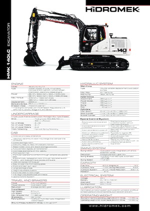 Escavatori cingolati Hidromek HMK 140 LC