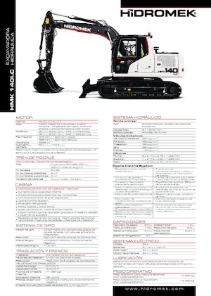 Escavatori cingolati Hidromek HMK 140 LC