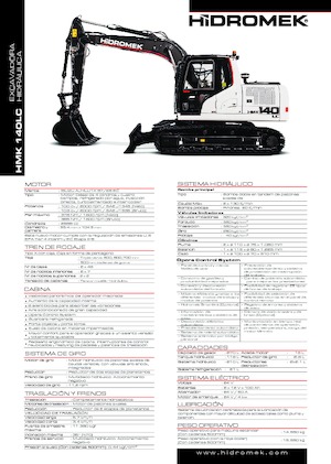 Escavatori cingolati Hidromek HMK 140 LC
