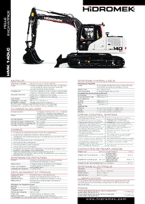 Escavatori cingolati Hidromek HMK 140 LC