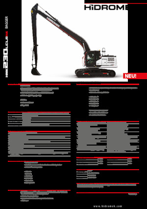 Escavatori cingolati Hidromek HMK 230 LC LR 
