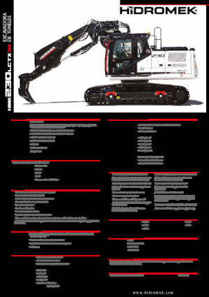 Escavatori cingolati Hidromek HMK 230 LC TX 
