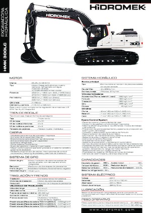 Escavatori cingolati Hidromek HMK 300 LC PLUS