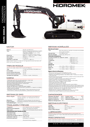 Escavatori cingolati Hidromek HMK 300 LC