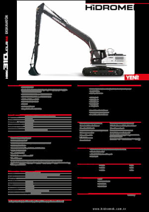Escavatori cingolati Hidromek HMK 310 LC LR 