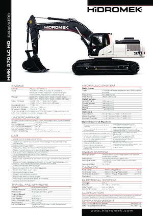 Escavatori cingolati Hidromek HMK 370 LC-HD