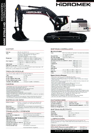 Escavatori cingolati Hidromek HMK 370 LC-HD