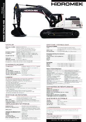 Escavatori cingolati Hidromek HMK 370 LC-HD